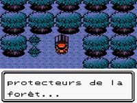 une photo d'Ã©cran de Pokemon Or sur Nintendo Game Boy Color